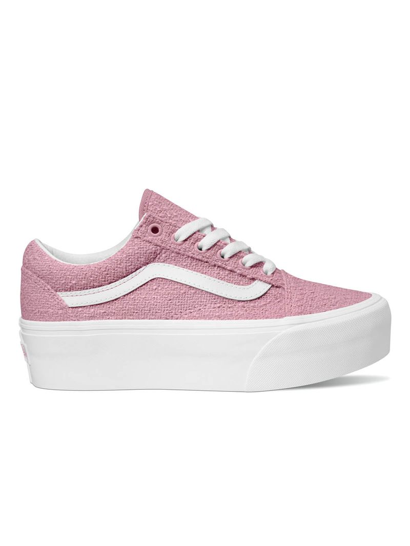 Zapatilla-Casual-Mujer-Old-Skool-Stackform-Rosado-Vans