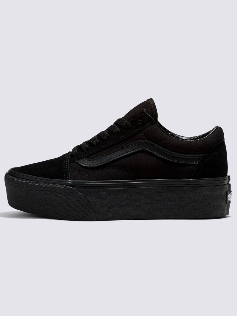 Zapatillas-UA-Old-Skool-Stackform-Suede-Canvas-Black-Black