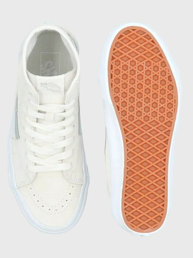 Zapatilla-Casual-Mujer-Sk8-Hi-Tapered-Blanco-Vans