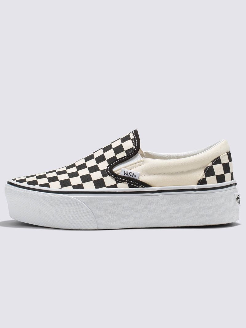 Zapatillas-UA-Classics-Slip-On-Stackform-Checkerboard-Black-Classic-White