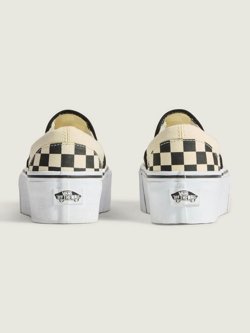 Zapatillas-UA-Classics-Slip-On-Stackform-Checkerboard-Black-Classic-White