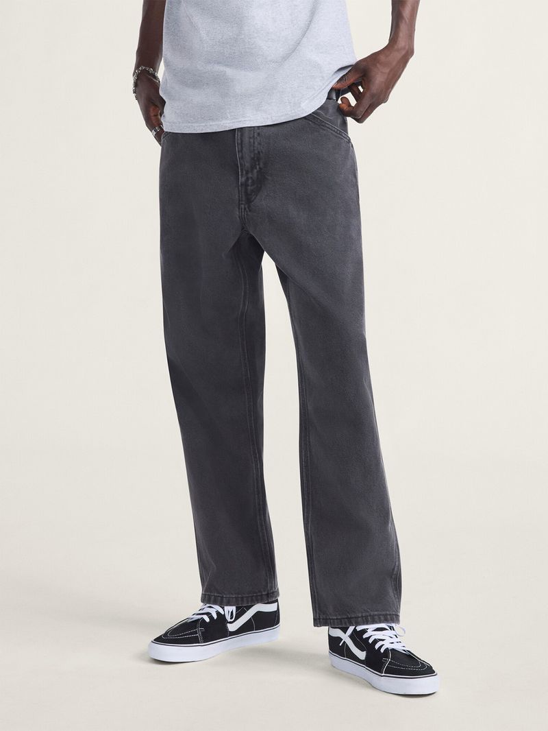 PANTALON-HOMBRE-SKATE-CHECK-5-LOOSE--NEGRO-VANS