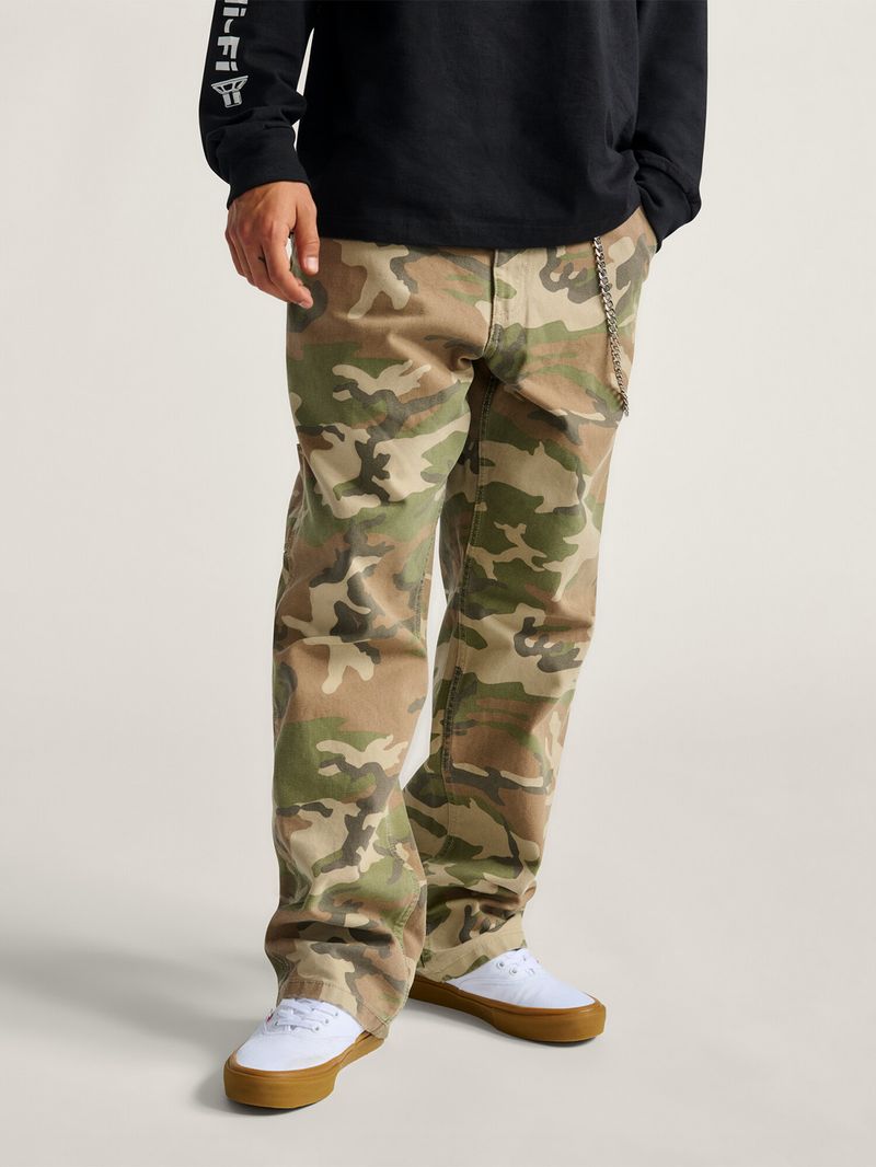 PANTALON-HOMBRE-DRILL-CHORE-CARPENTE-CAFE-VANS