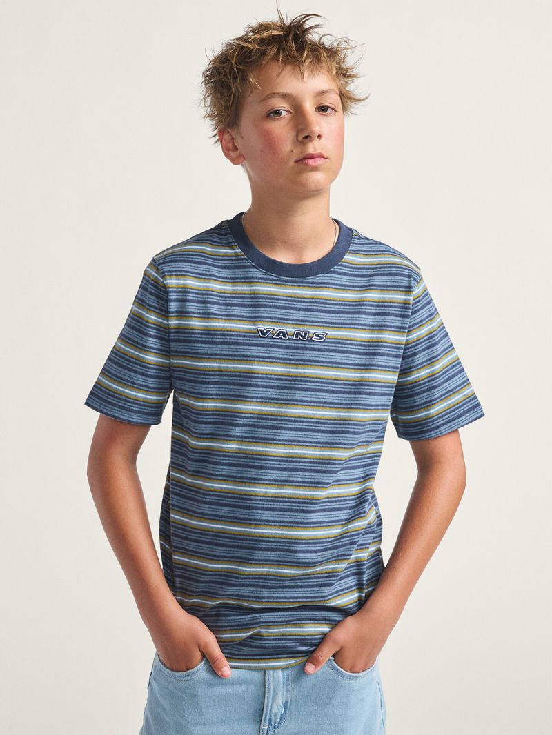 POLERA-M-C-NINO-CAMERON-STRIPE-SS-KN-GRIS-VANS