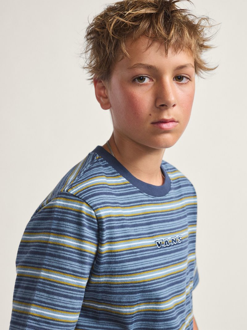 POLERA-M-C-NINO-CAMERON-STRIPE-SS-KN-GRIS-VANS