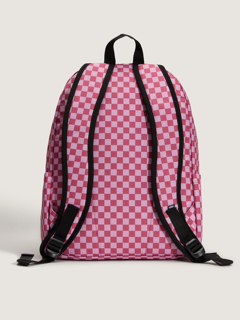 MOCHILA-UNISEX-OLD-SKOOL-CHECK-BACK-MORADO-VANS