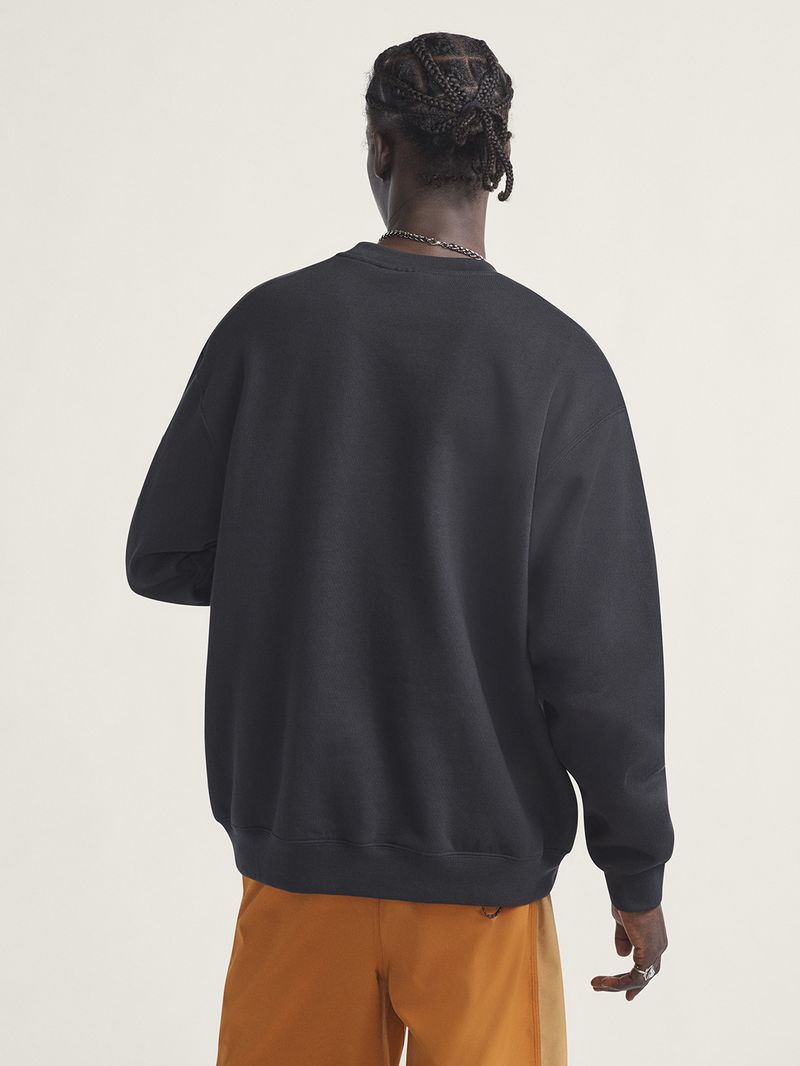 POLERON-HOMBRE-CLASSIC-OVAL-CREW-NEGRO-VANS