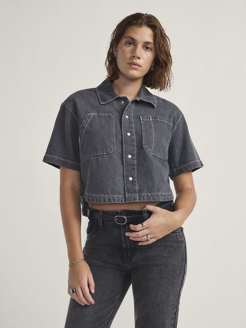 CAMISA-M-C-MUJER-NATALIE-SS-DENIM-BOX-GRIS-VANS
