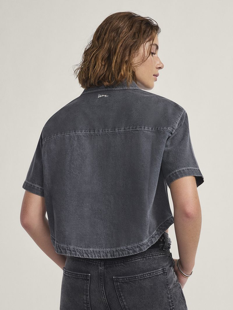 CAMISA-M-C-MUJER-NATALIE-SS-DENIM-BOX-GRIS-VANS