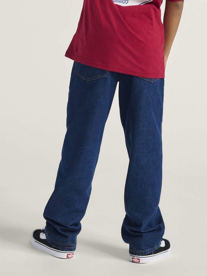 PANTALON-NINO-CHECK-5-LOOSE-DENIM--AZUL-VANS