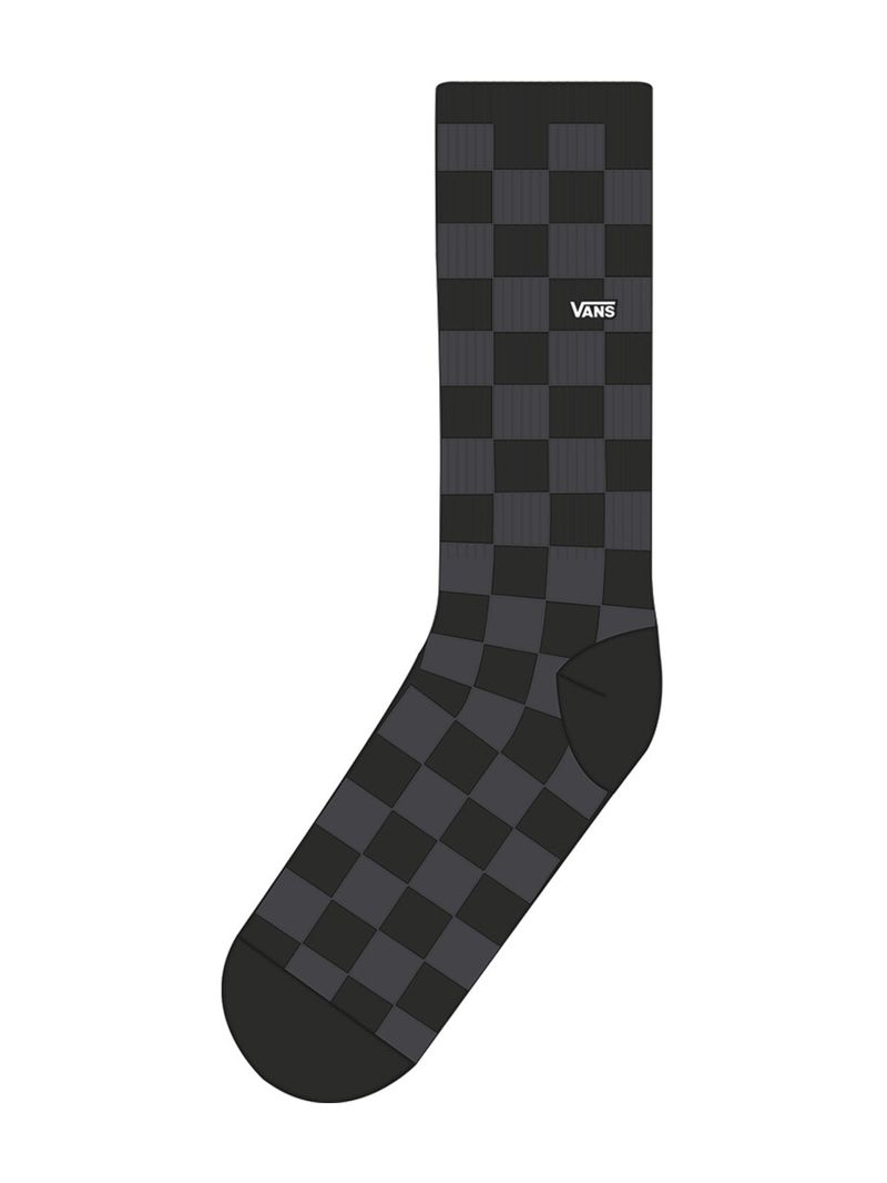 CALCETIN-UNISEX-CHECKERBOARD-CREW-NEGRO-VANS