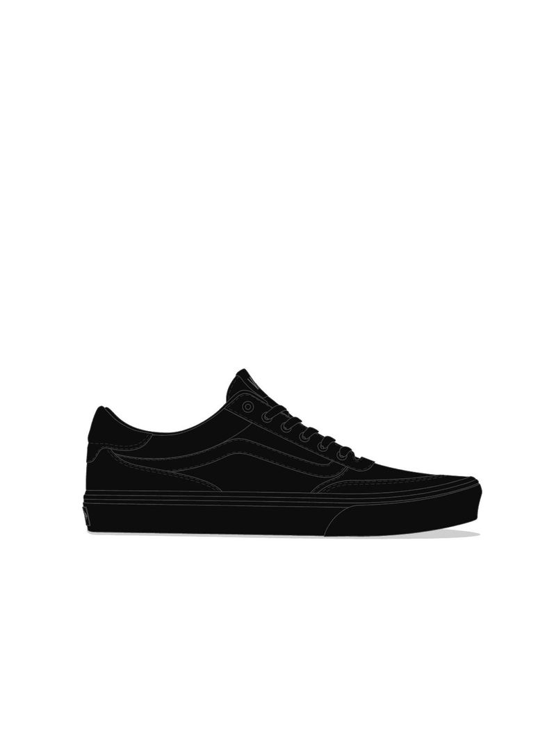 Zapatilla Mujer Brooklyn Ls Negro Vans