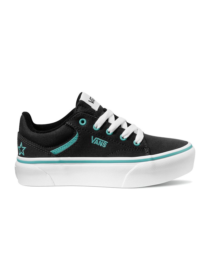 ZAPATILLA CASUAL NINA SELDAN PLATFORM NEGRO VANS