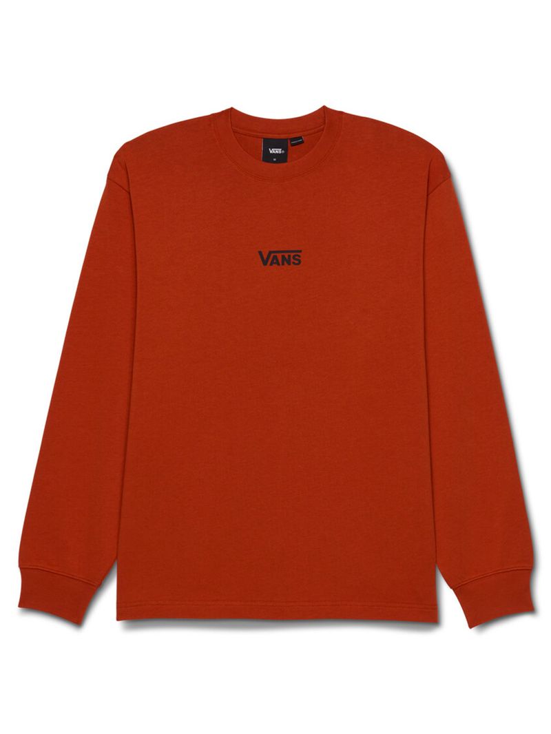 Polera M/L Hombre Premium Graphic Naranja Vans