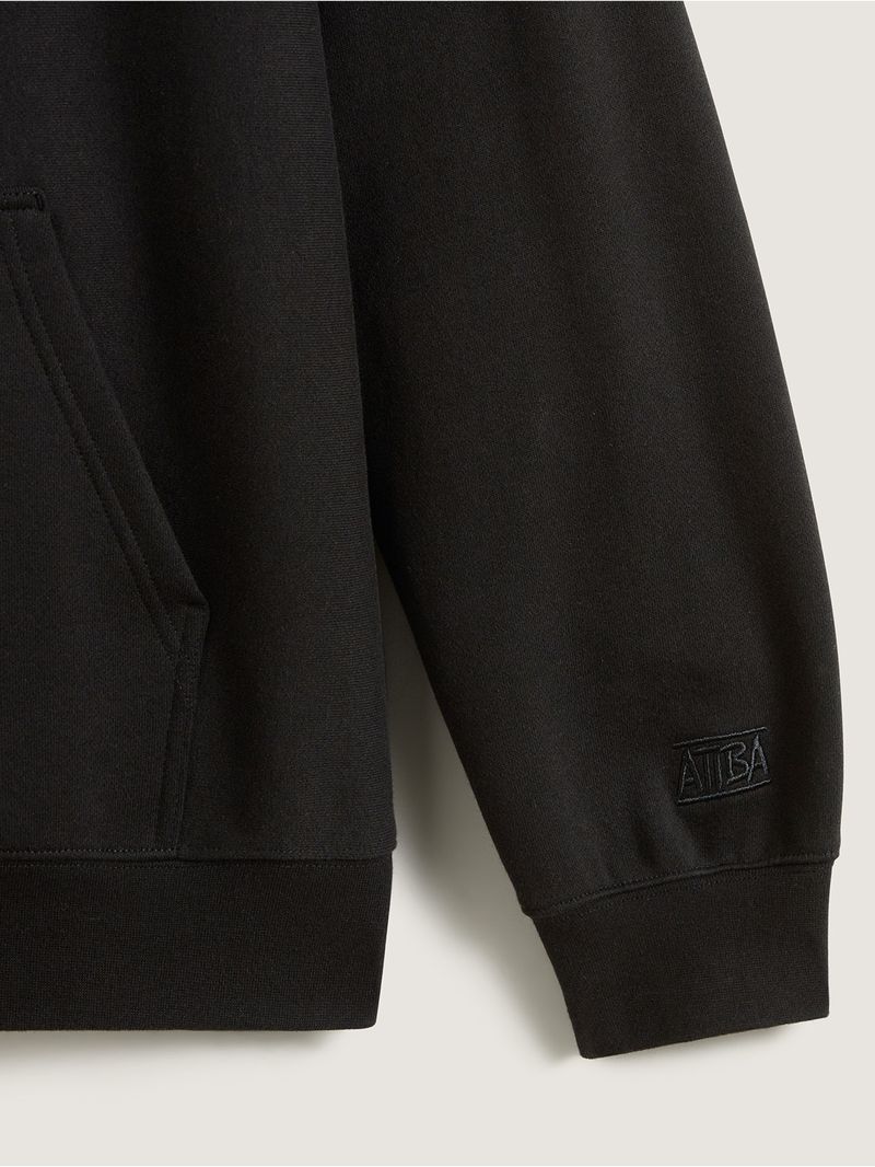 Poleron Hombre Skate Atiba Haze Zip Negro Vans