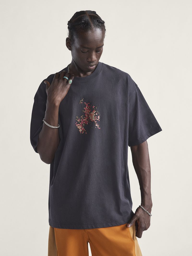 Polera-M-C-Hombre-Skate-Flame-Negro-Vans
