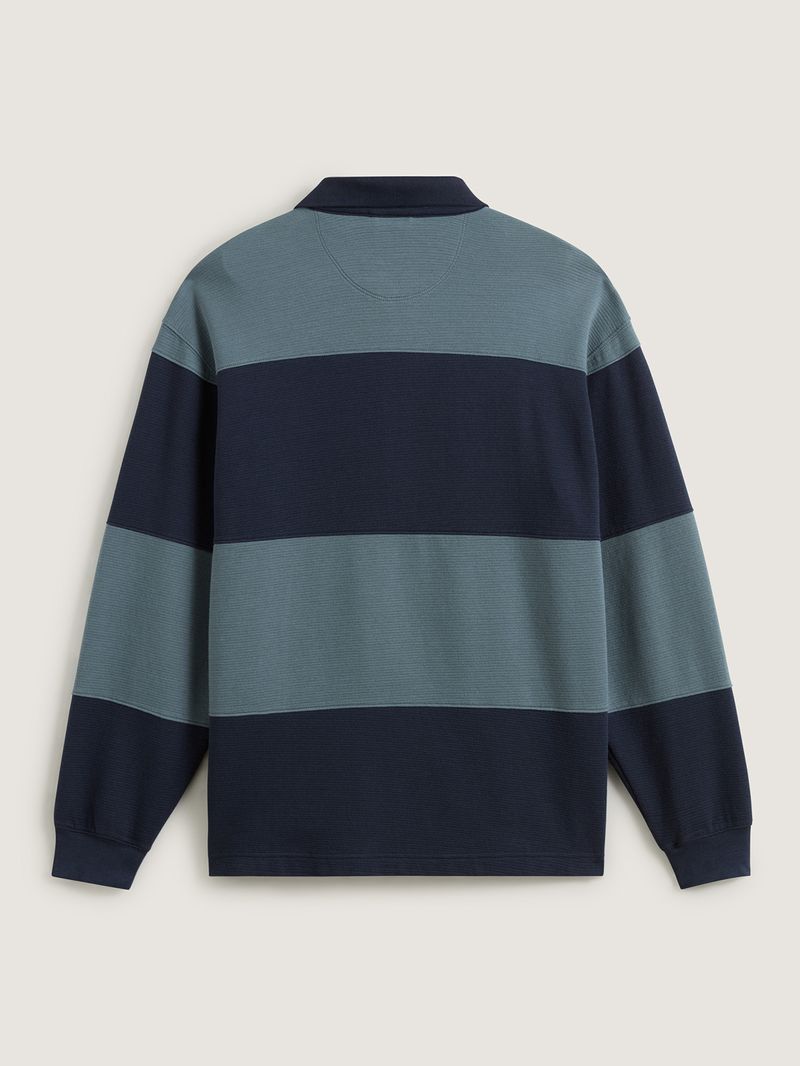 Poleron Hombre Bowman Rugby Negro Vans