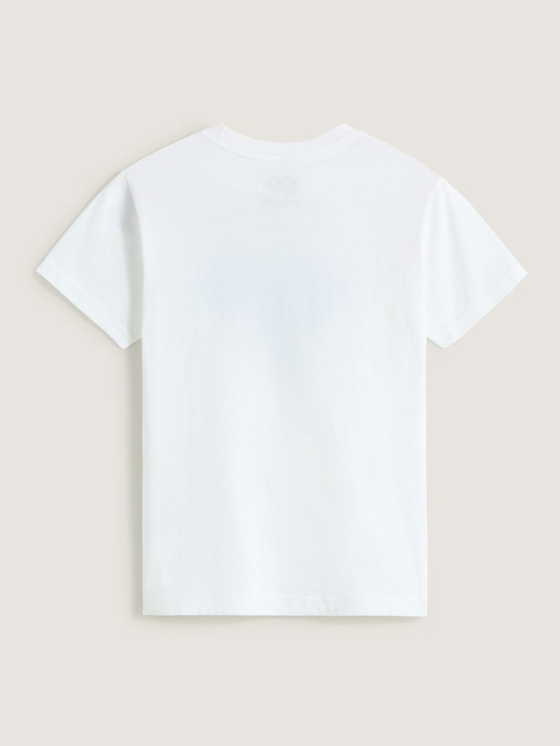 Polera M/C Niño Vans Sk8 Blanco Vans