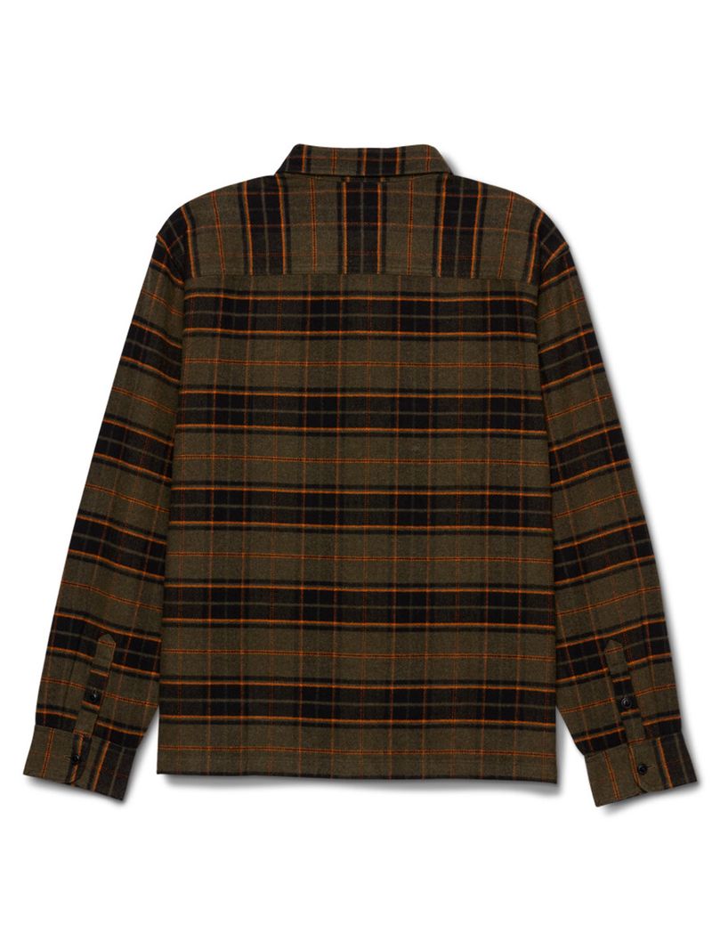 Camisa-M-L-Hombre-Premium-Flannel-Woven-Verde-Vans