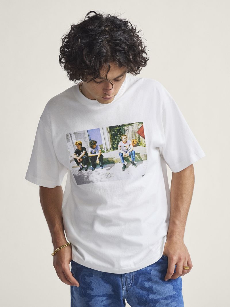 Polera M/C Hombre Skate Atiba Haze Blanco Vans