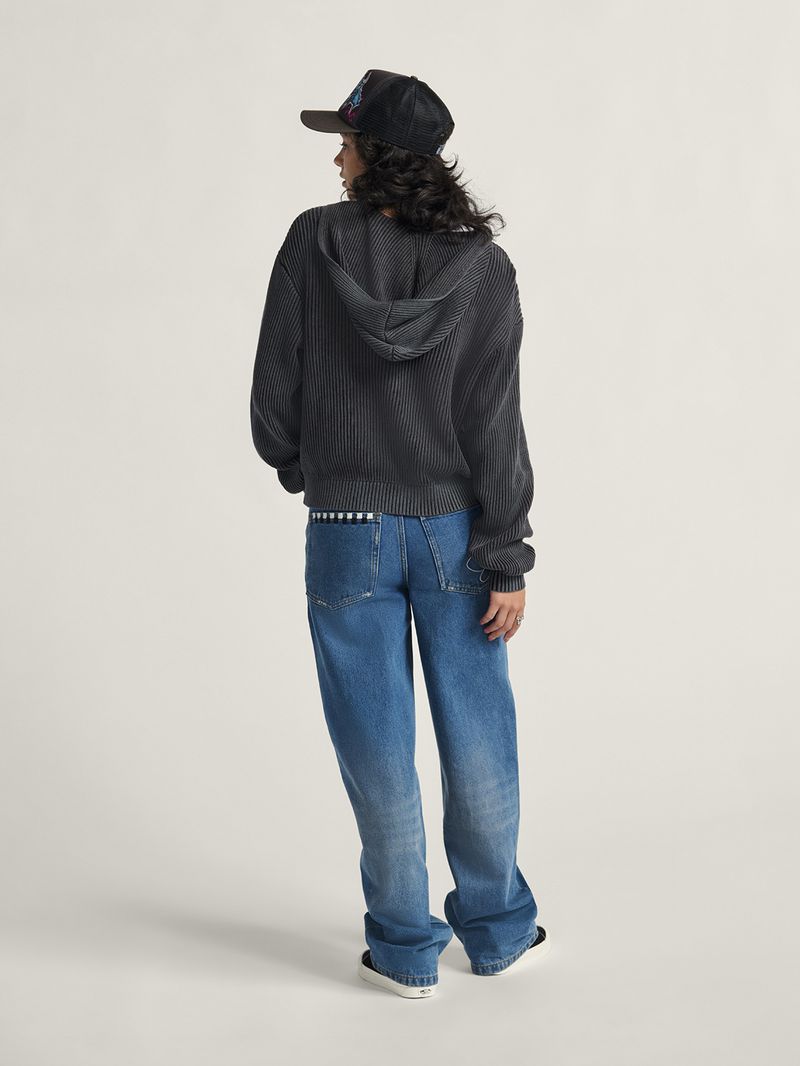 Sweater Mujer Ximeno Zip Sweater Negro Vans