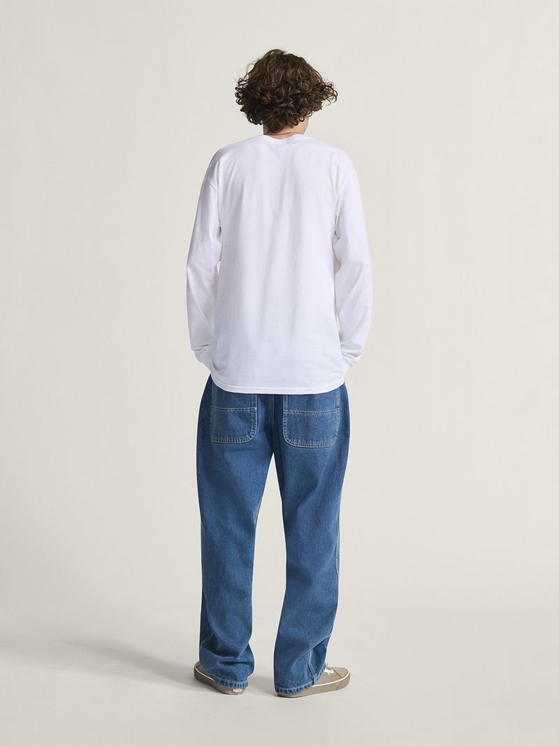 Pantalon Hombre Skate Check-5 Loose  Azul Vans