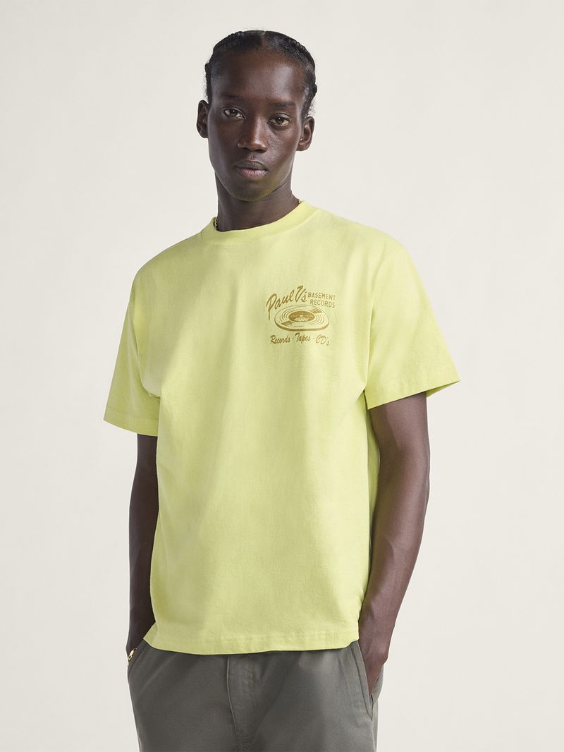 Polera-M-C-Hombre-Paul-Amarillo-Vans