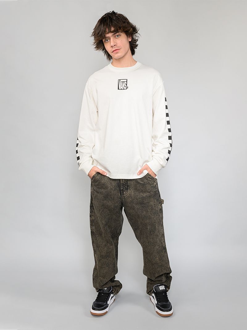 Polera-M-L-Hombre-Mte-Teamteam-Blanco-Vans