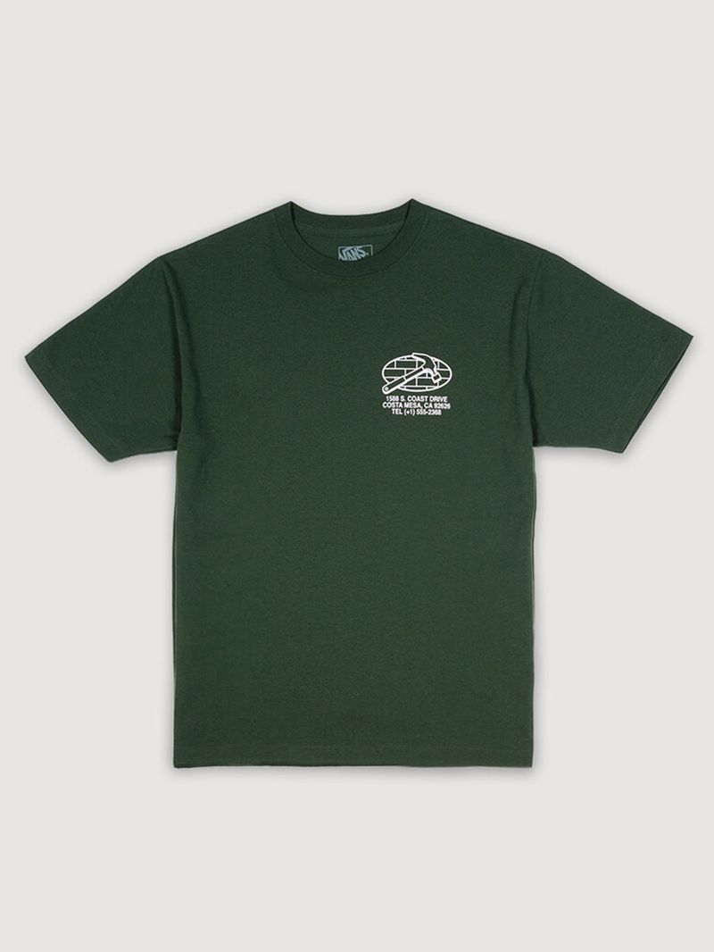 Polera-M-C-Hombre-Service-Repair-Verde-Vans