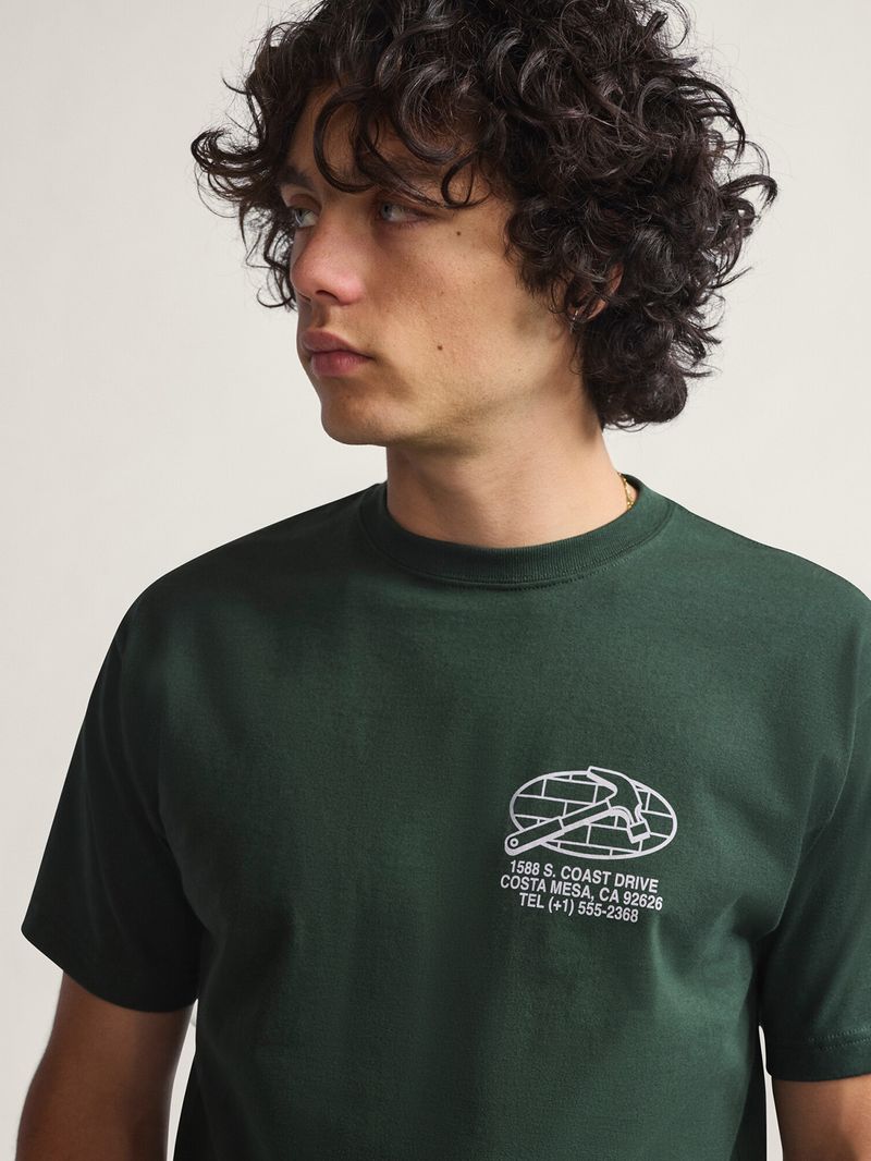 Polera-M-C-Hombre-Service-Repair-Verde-Vans