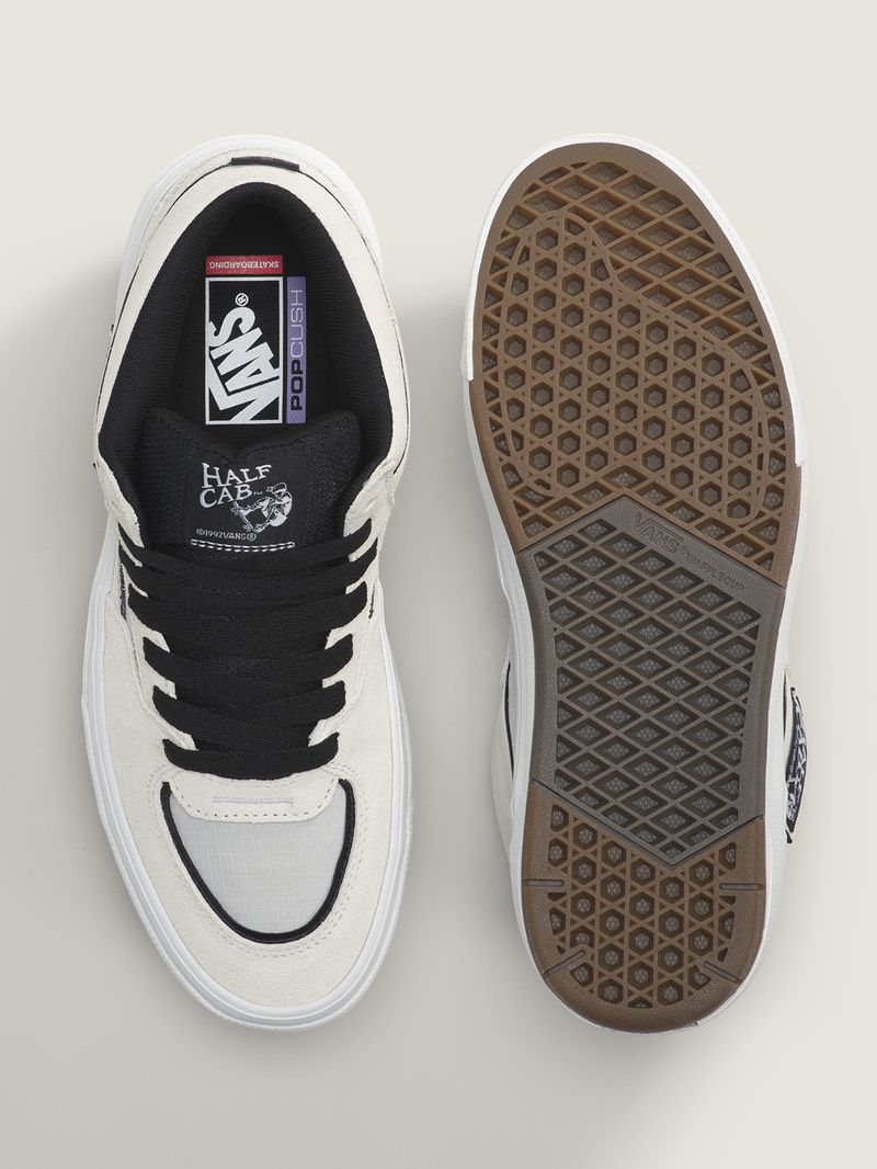Zapatilla Adulto Skate Half Cab Blanco Vans