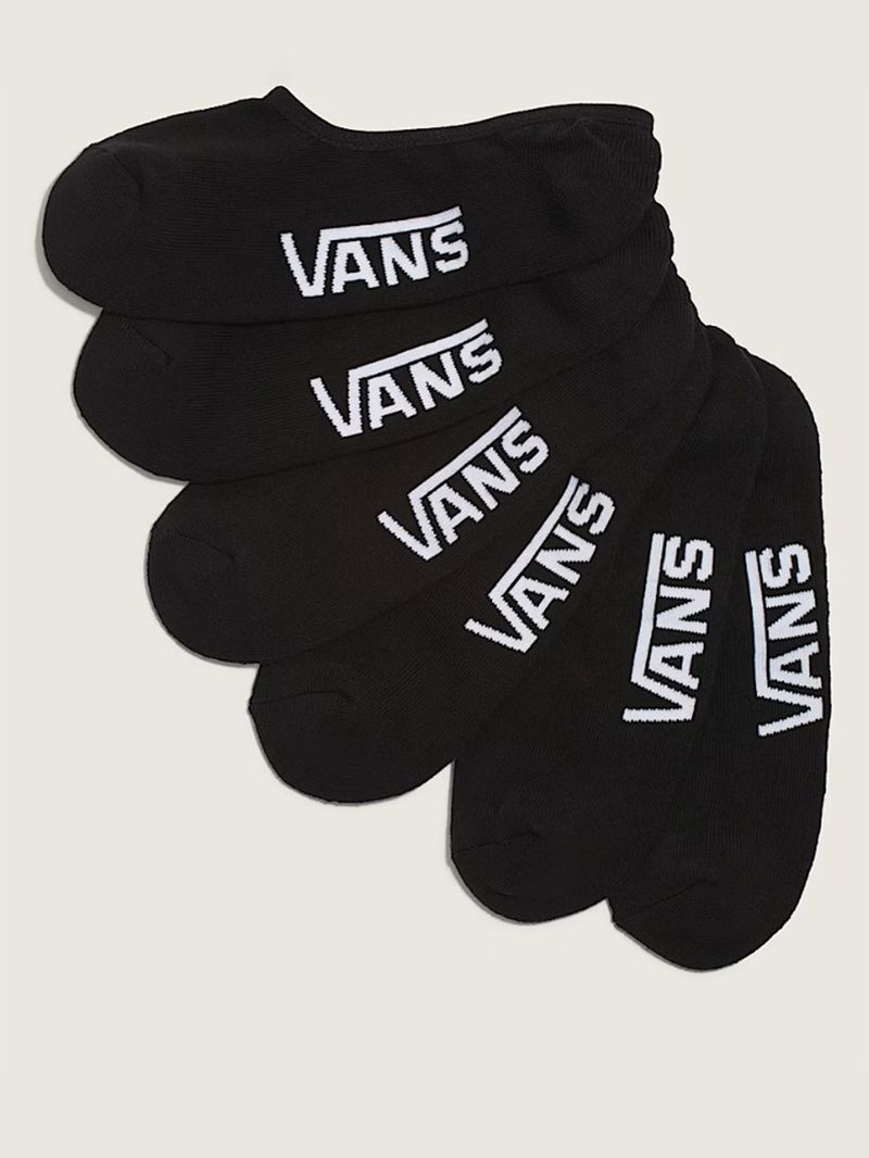 CALCETIN UNISEX CLASSIC NO SHOW NEGRO VANS