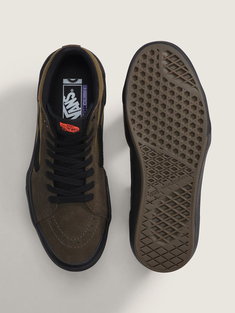 ZAPATILLA C/CANA HOMBRE BMX SK8-HI CAFÉ VANS