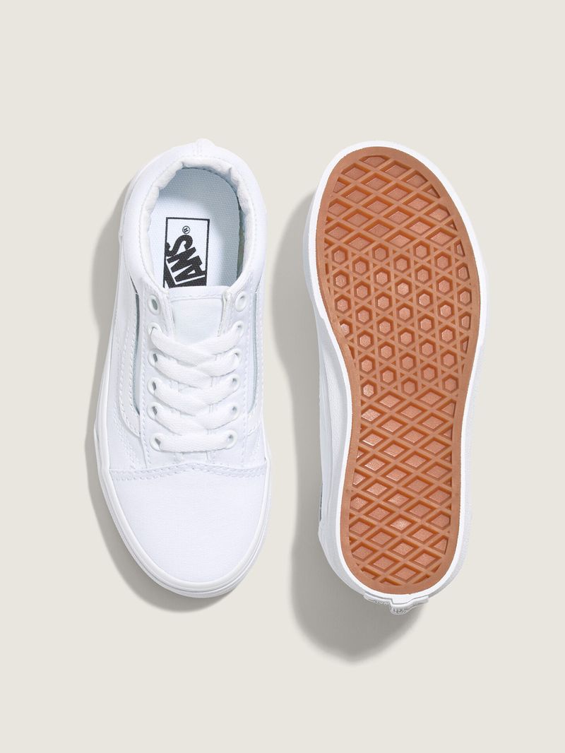 Zapatilla Casual Nino Uy Old Skool Blanco Vans