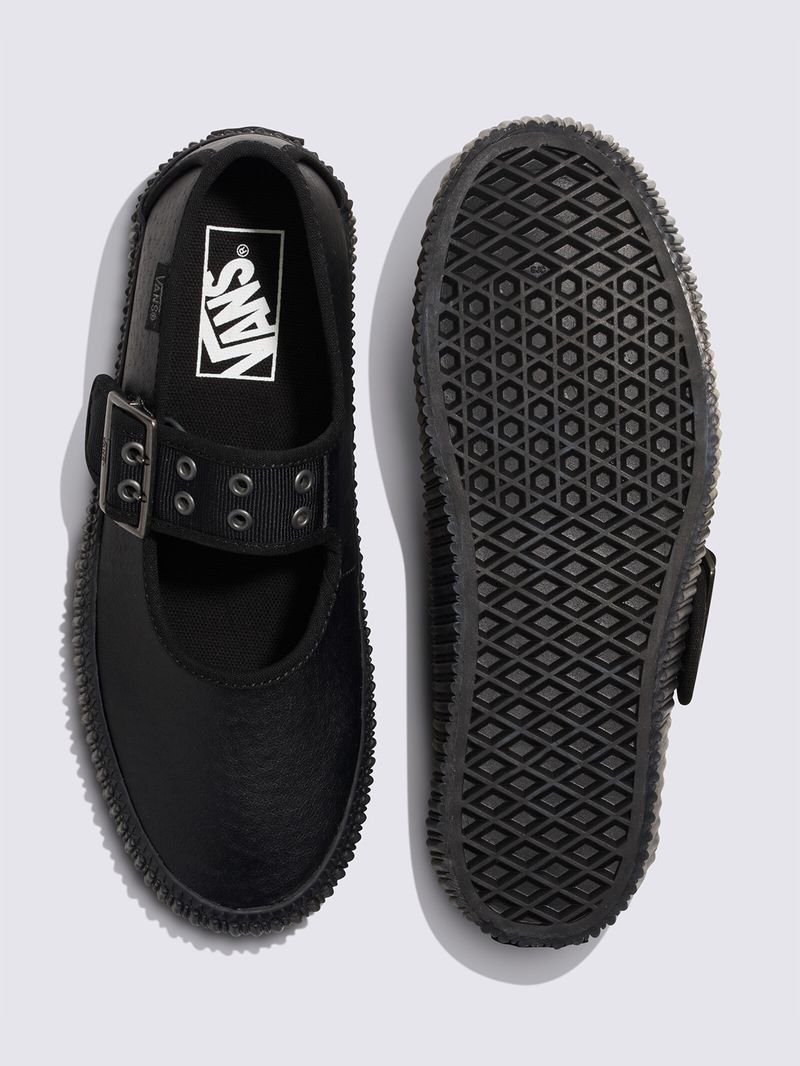 Zapatilla Urbana Mujer Mary Jane Creeper Negro Vans