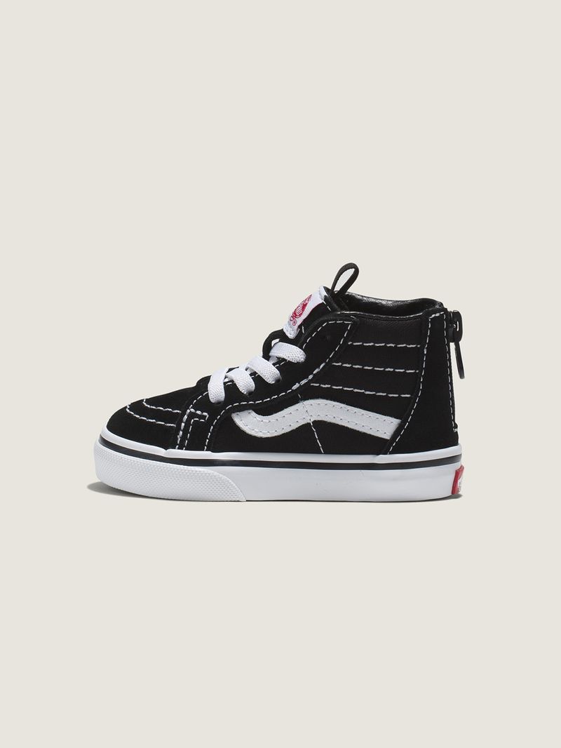 Zapatillas Td Sk8-Hi Zip Toddler (1-4 añOs) Black/White