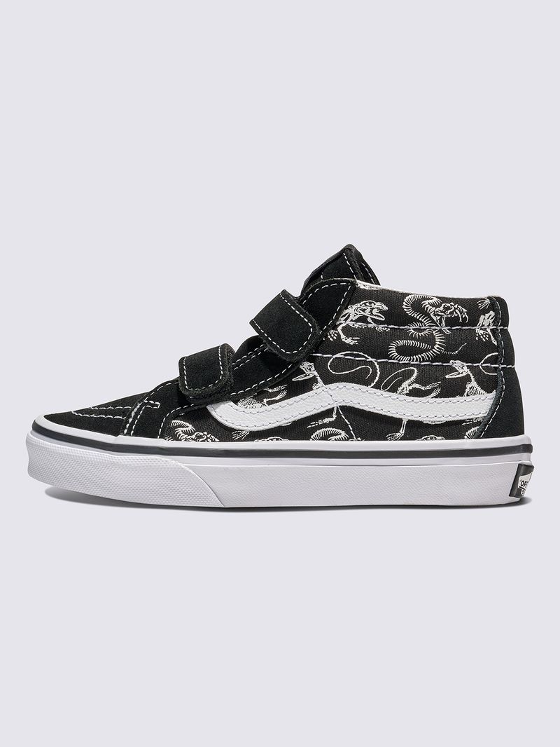 ZAPATILLA C/CANA NINO SK8-MID REISSUE V NEGRO VANS