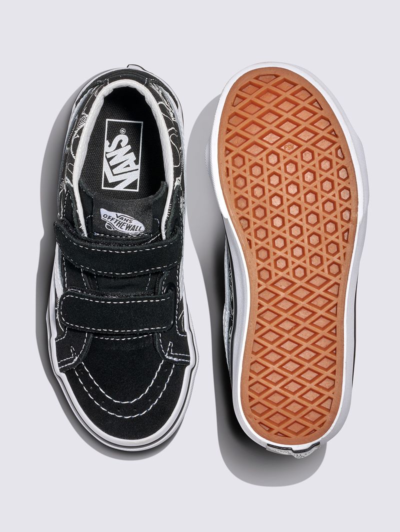ZAPATILLA C/CANA NINO SK8-MID REISSUE V NEGRO VANS