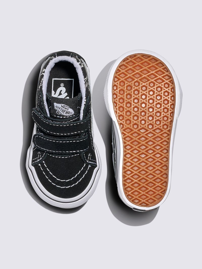 ZAPATILLA C/CANA NINO SK8-MID REISSUE V NEGRO VANS