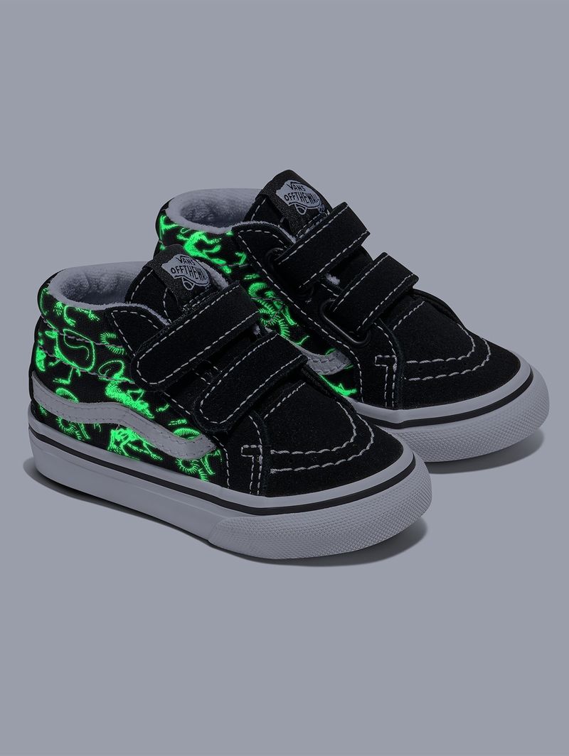 ZAPATILLA C/CANA NINO SK8-MID REISSUE V NEGRO VANS