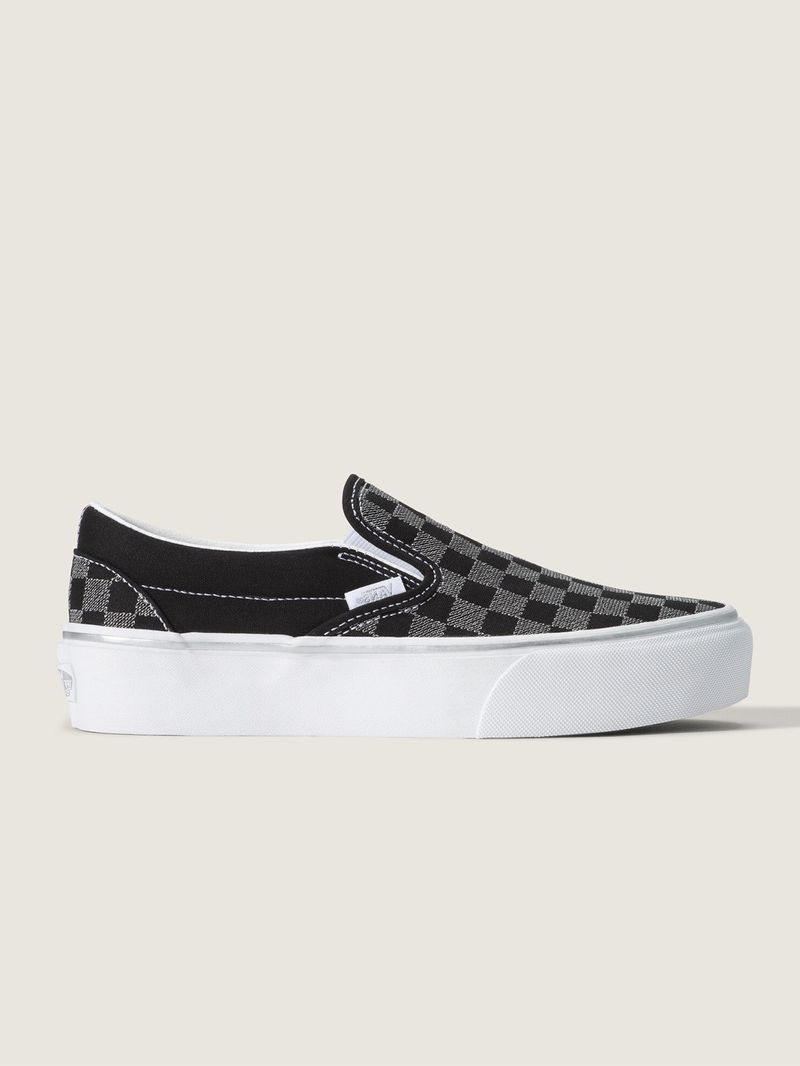 ZAPATILLA MUJER Classic Slip-On Plat NEGRO VANS