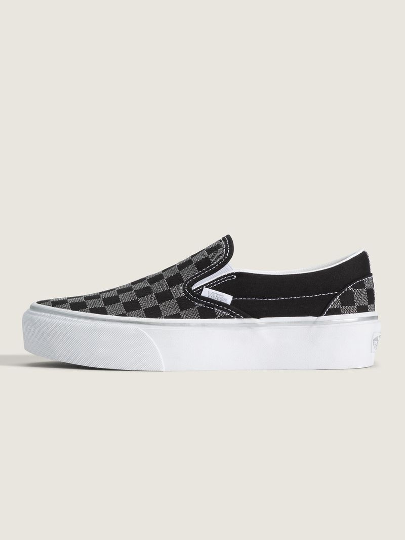ZAPATILLA MUJER Classic Slip-On Plat NEGRO VANS
