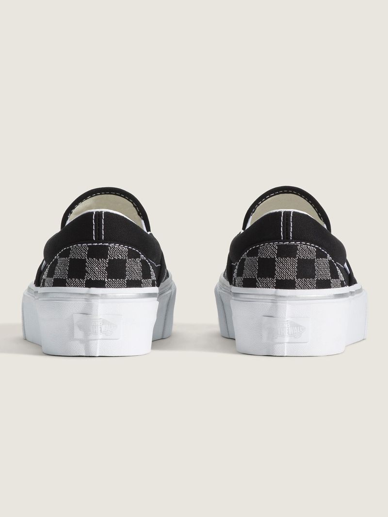 ZAPATILLA MUJER Classic Slip-On Plat NEGRO VANS