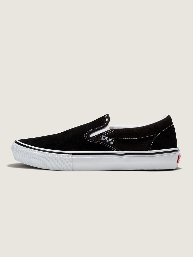 Zapatillas MnSkate Slip-On Black/White