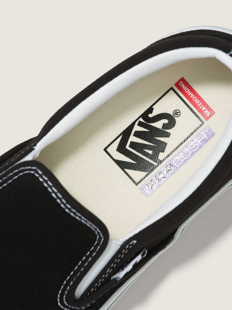 Zapatillas MnSkate Slip-On Black/White