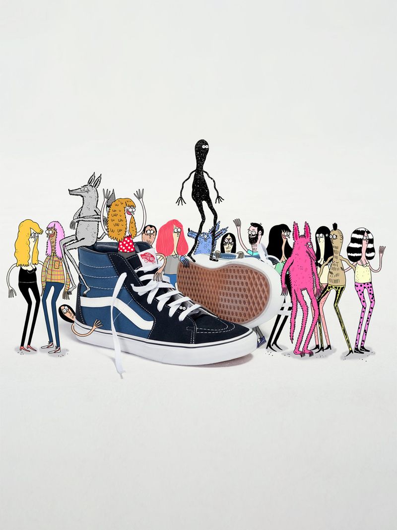 Zapatillas Adulto Sk8-Hi Azul