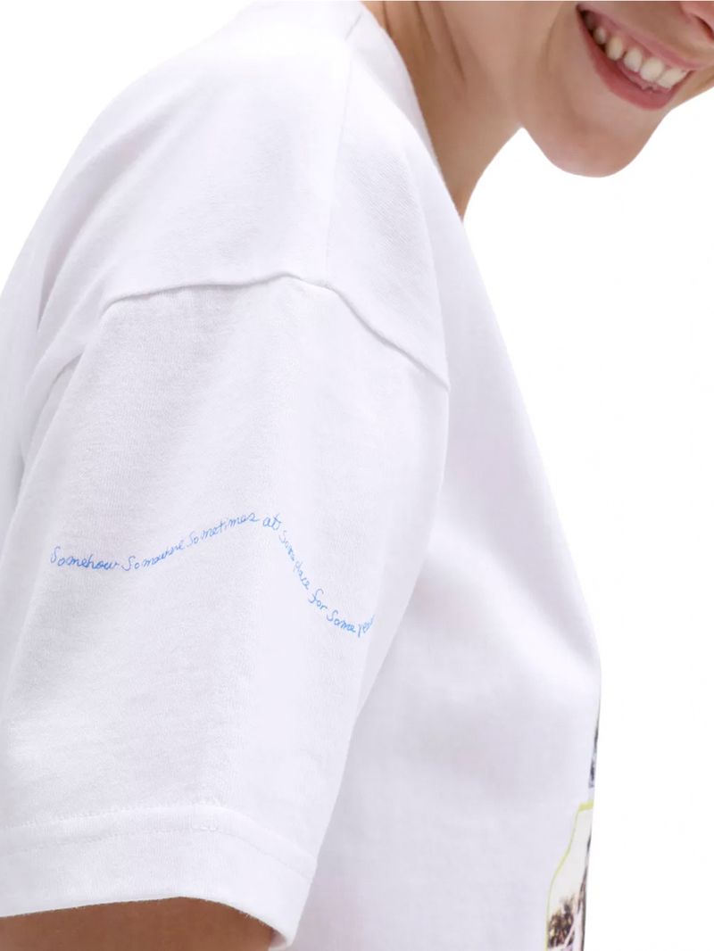 Polera Manga Corta Vault X Fumiko Imano Tee (Fumiko Imano) White