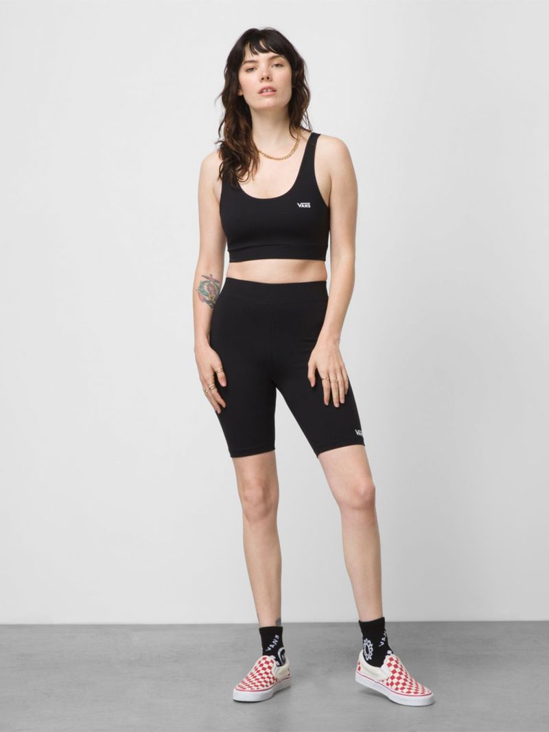 Calzas Wm Flying V Legging Short Black