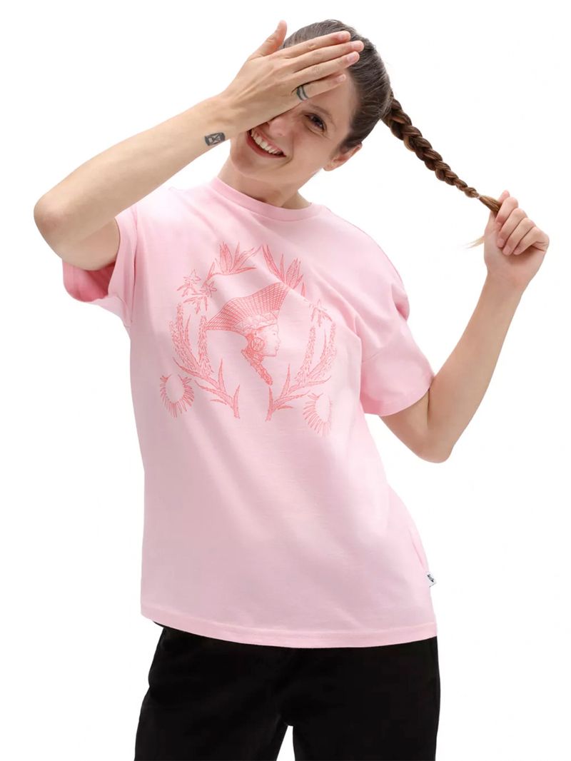 Polera Manga Corta Vault X SindiSo Khumalo Tee (SindiSo Khumalo) Tickled Pink