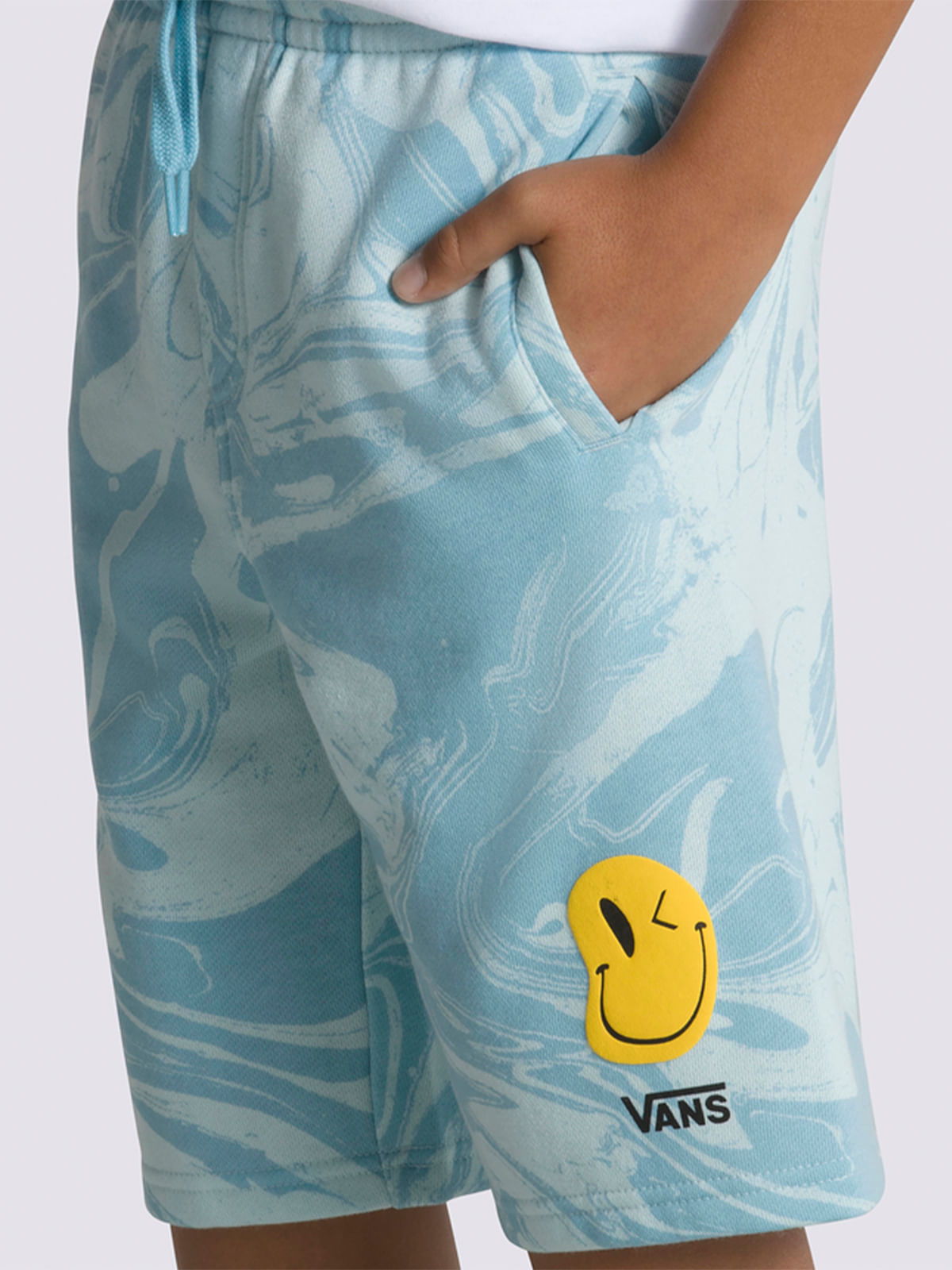 Pantalón Marble Fleece Short (8-14 Años) Blue Glow -Vans Chile